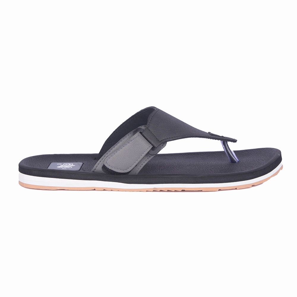 A-HA Casual Black Flip Flop For Men ANCO-01 By Liberty Hawaiian Jesus Slippers