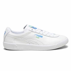 Star Tennis Whites Lace Up Sneakers Puma City Rider Shoes