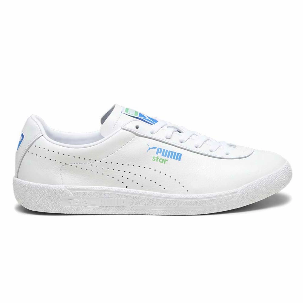Star Tennis Whites Lace Up Sneakers Puma Shoes Soft Foam Comfort Insert