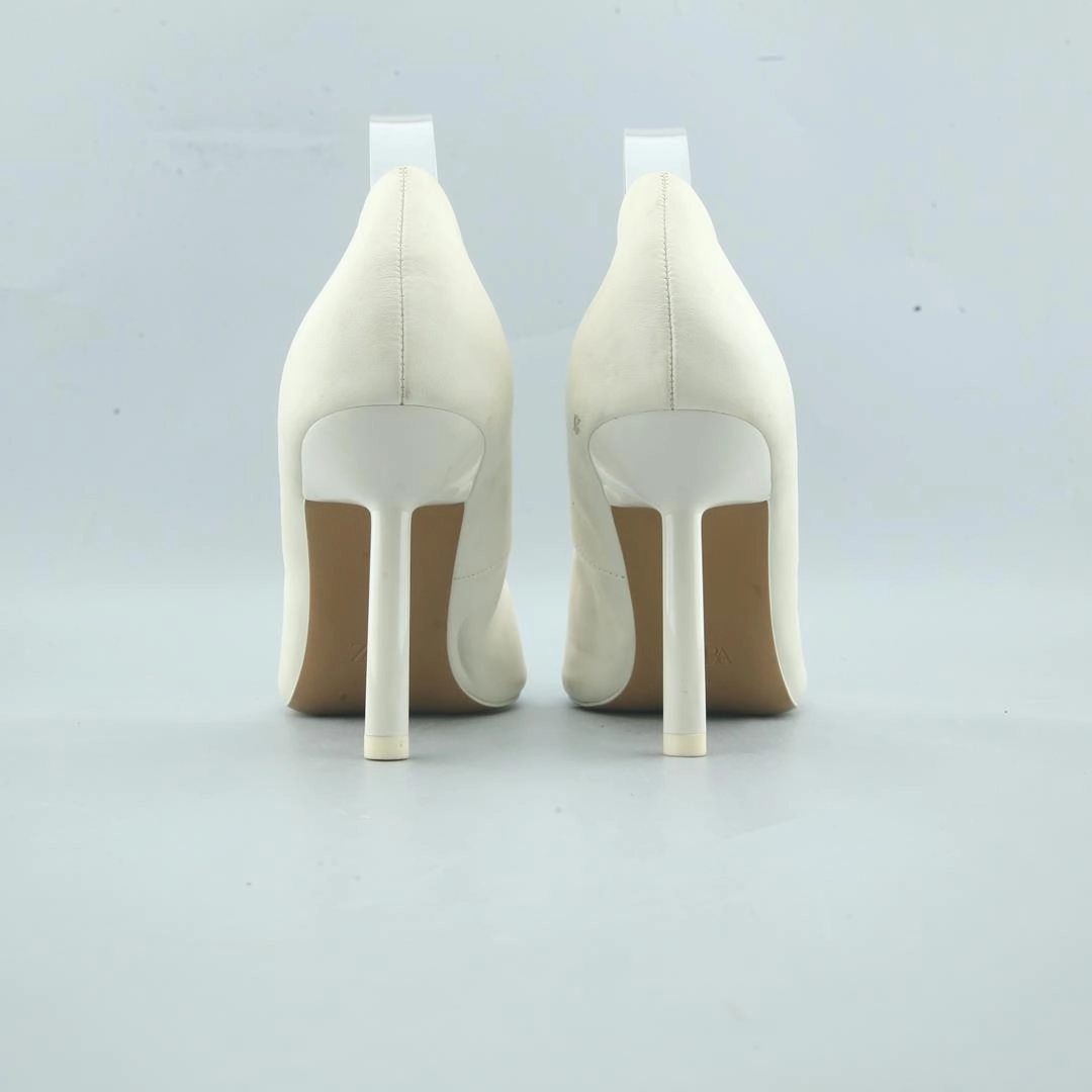 Low Heel Knee High Boots Wide Calf ZARA. .