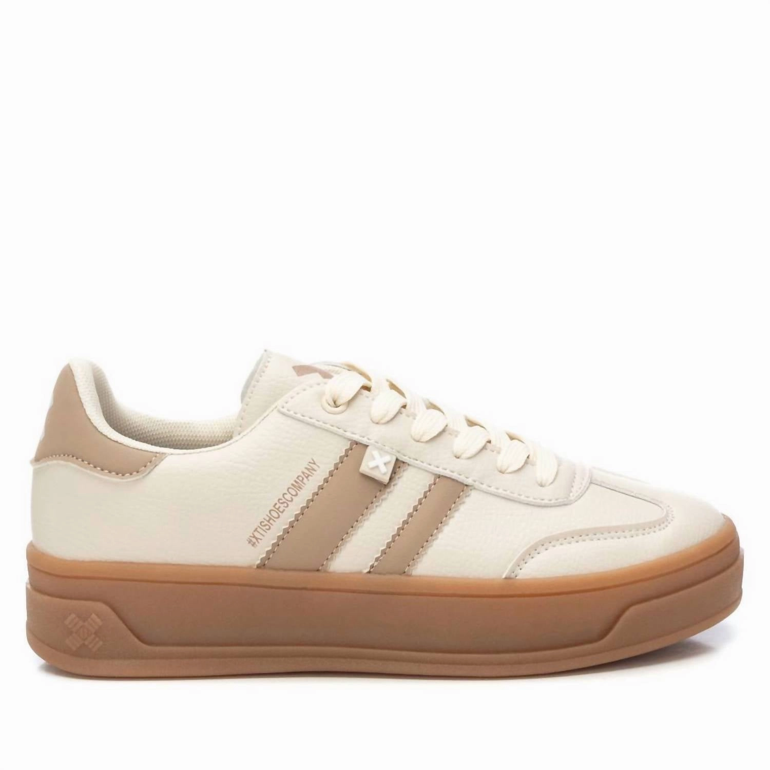 Women's Urban Fashion Sneakers In Beige Sneakers Glycerin