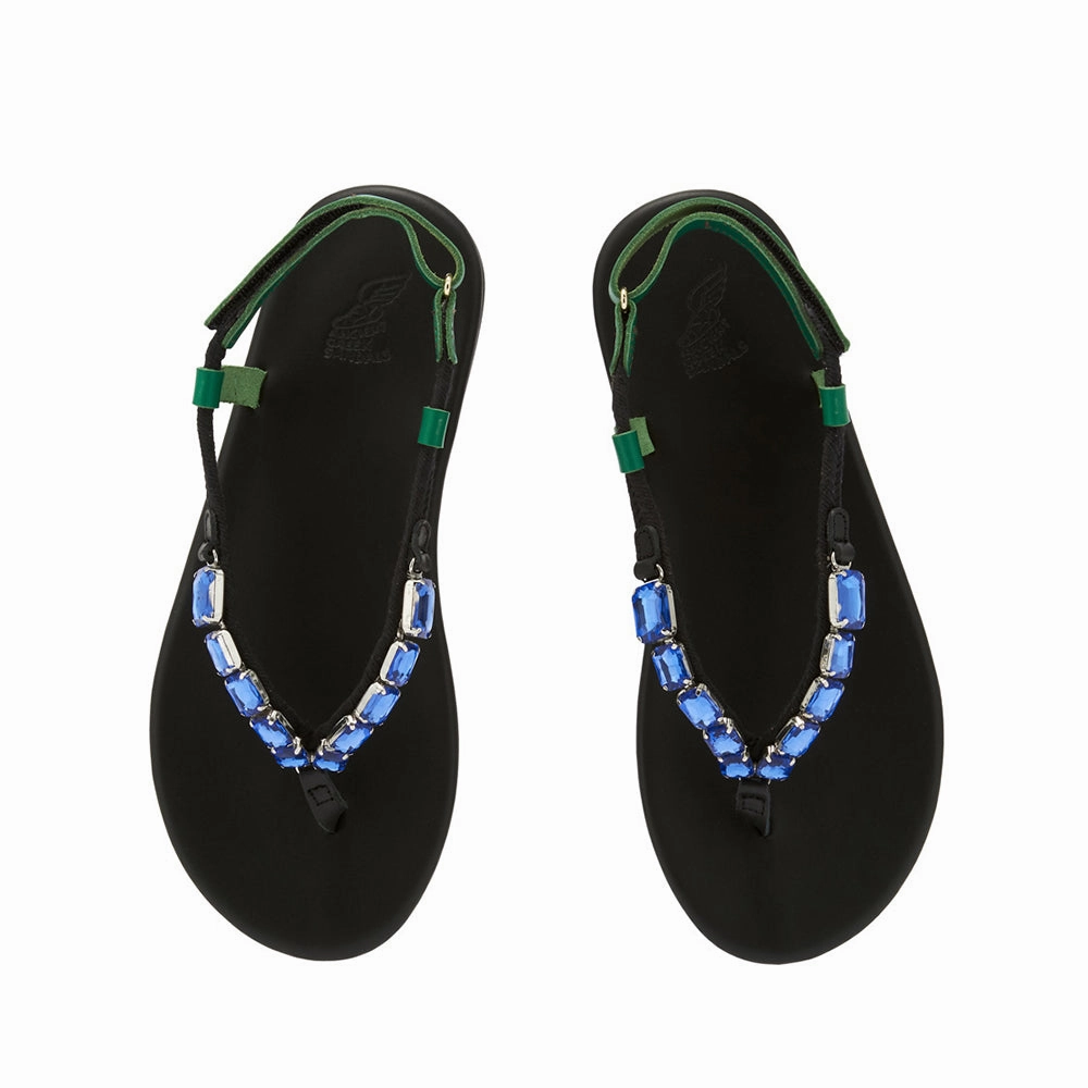 St Vincent And The Grenadines Sandals Zoi Crystals Blue/Green